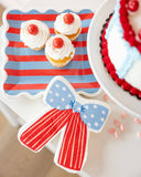 Americana Bow Shaped Paper Napkin (x24)