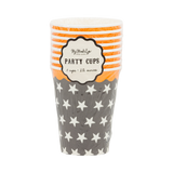 Vintage Stars Halloween Party Cups (x8)