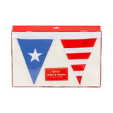 Stars and Stripes Outdoor Fabric Pennant Banner