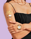 Meet Me At Midnight NYE Tattoos - 40 ct