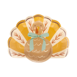 Gobble Turkey Shaped Paper Plates (x8)