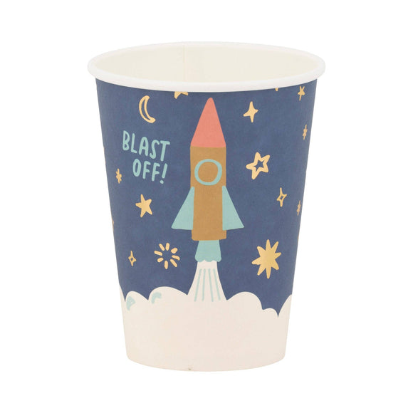 Space Paper Party Cups (x8)