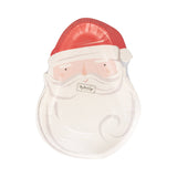 Santa Head Paper Plate (x8)