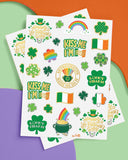 St Patrick's Day Foil Temporary Tattoos (x50)