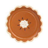 Pumpkin Pie Paper Plates (x8)