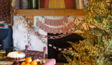 Merry Christmas Gingham Puffy Fabric Banner Set