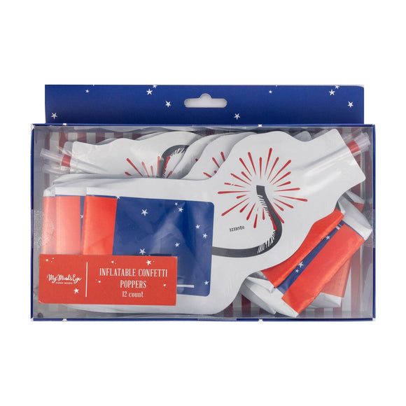 Inflatable Confetti Poppers (x12)