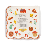 Harvest Icons Cocktail Paper Napkins (x24)