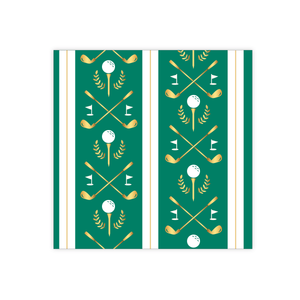 Golf Print Large Napkins (x20)