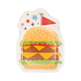 Burger Shaped Plate (8 ct)