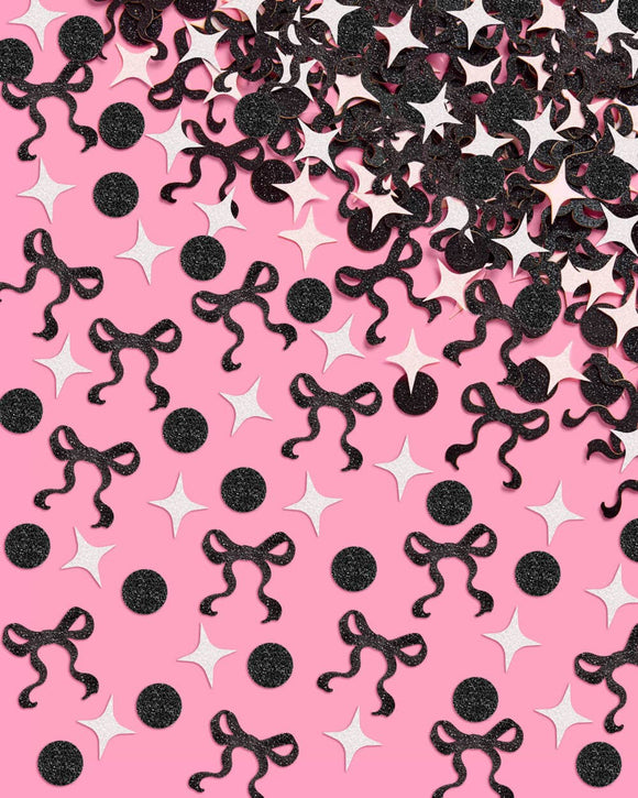 Black Bow Confetti| 200 pc