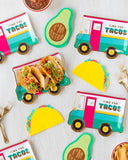 Taco Shaped Napkins (x25)