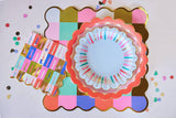 Birthday Wishes Dessert Plate Set (x10)