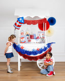 Uncle Sam Hat Paper Plates (x8)