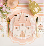 Princess Castle Shaped Plates (x8)