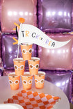 Groovy Pumpkin Party Cups (x8)