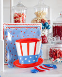 Uncle Sam Hat Paper Plates (x8)