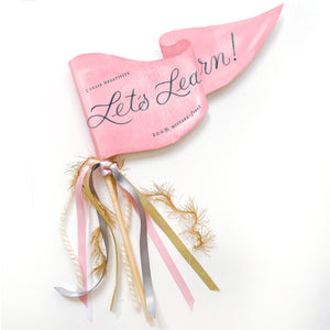 "Let's Learn" Party Pennant