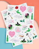 Wicked Witch Emerald City Tats - 50 temporary tattoos
