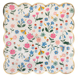 Spring Floral Pattern 9" Plates (x8)