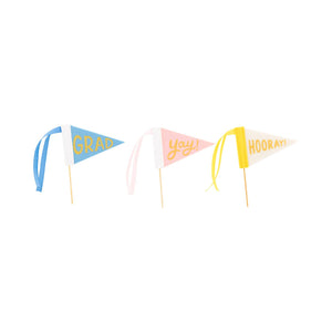Graduation Colorful Felt Pennant Banner Set