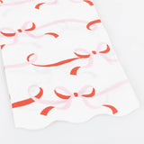 Ribbon Bow Guest Napkins (x16)