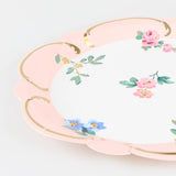 Rococo Posy Side Plates (x8)