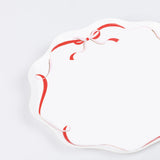 Ribbon Bow Side Plates (x8)