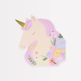 Meadow Unicorn Shaped Napkins (x16)