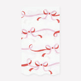 Ribbon Bow Guest Napkins (x16)