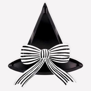 Witch Hat Bow Plates (x8)