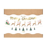 Santa Sleigh & Reindeer Garland Set
