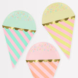 Ice Cream Cone Plates (x8)