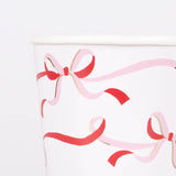 Ribbon Bow Cups (x8)