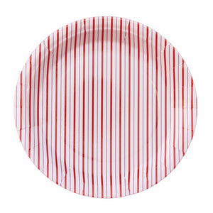 Red & White Pinstripe LG Plates