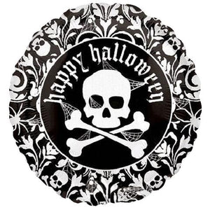 Happy Halloween Skull Balloon