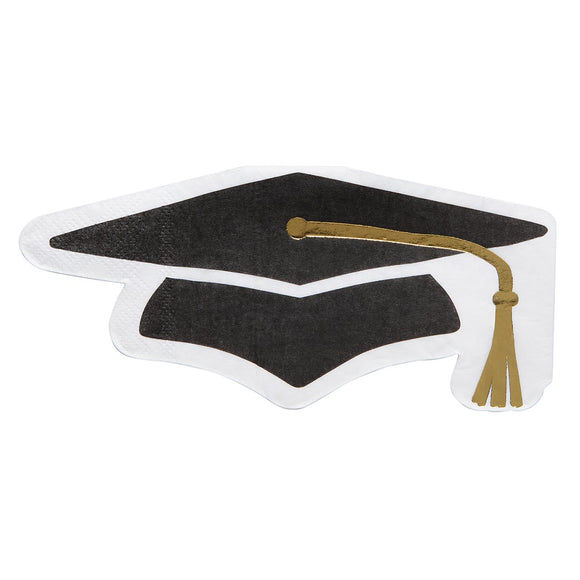 Graduation Cap Napkins (x20)