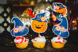 Whimsical Halloween Treat Toppers (16 pcs)