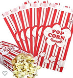 Retro Pop Corn Bags (x8)