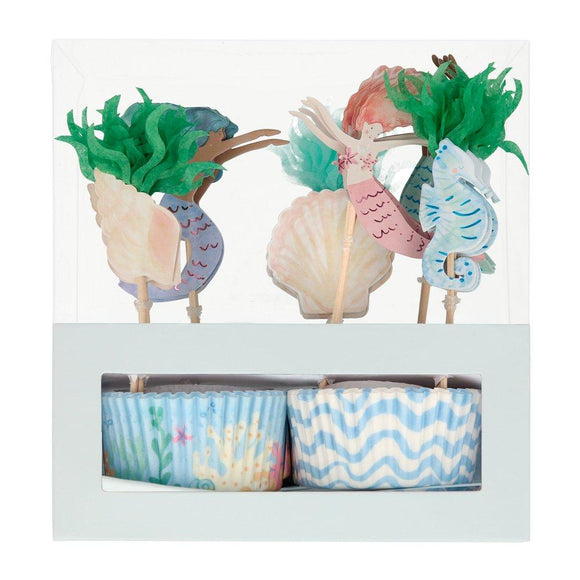 Mermaid Tails Cupcake Kit
