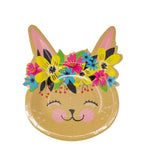 Floral Bunny Plates