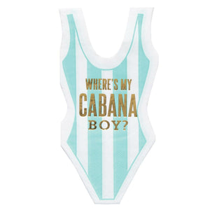 Cabana Boy Swimsuit Napkins