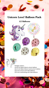 Unicorn Love! Balloon Pack
