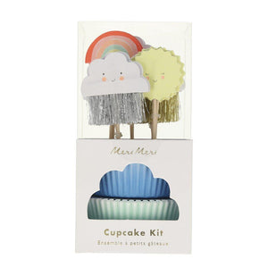 Rainbow Weather Cupcake Kit