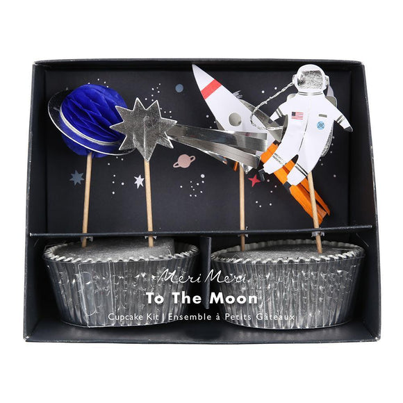 To the Moon “Space” Cupcake Kit