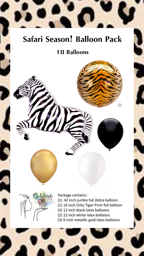 Safari Season Balloon Pack