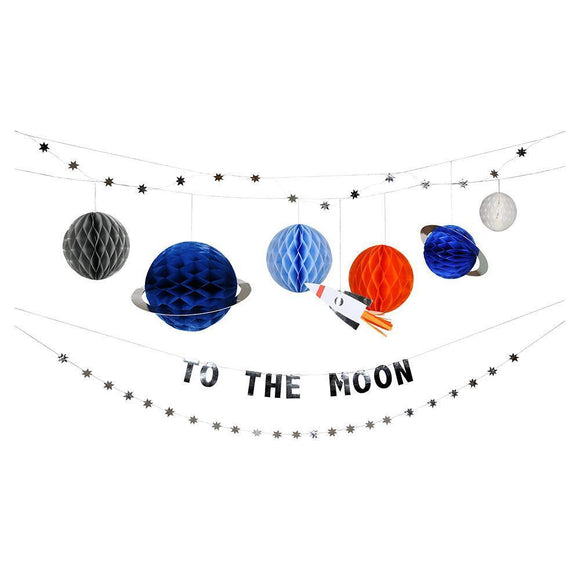To the Moon Space Garland
