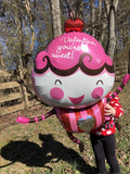 36” Jumbo Valentine Cupcake Balloon