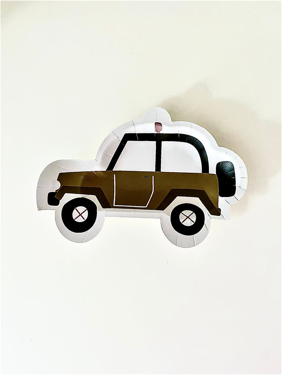 Safari Jeep Plates (x8)