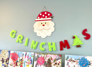 “Grinchmas” Felt Garland